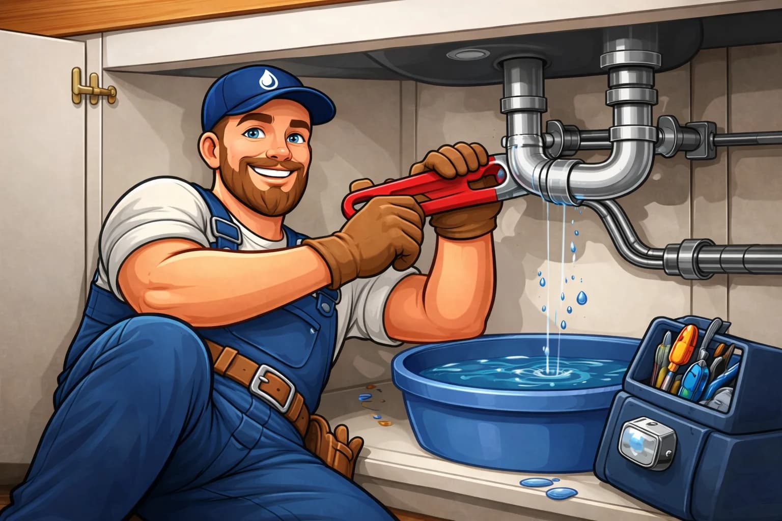 Professionell VVS installation Uppsala - VVS Link tekniker installerar kran