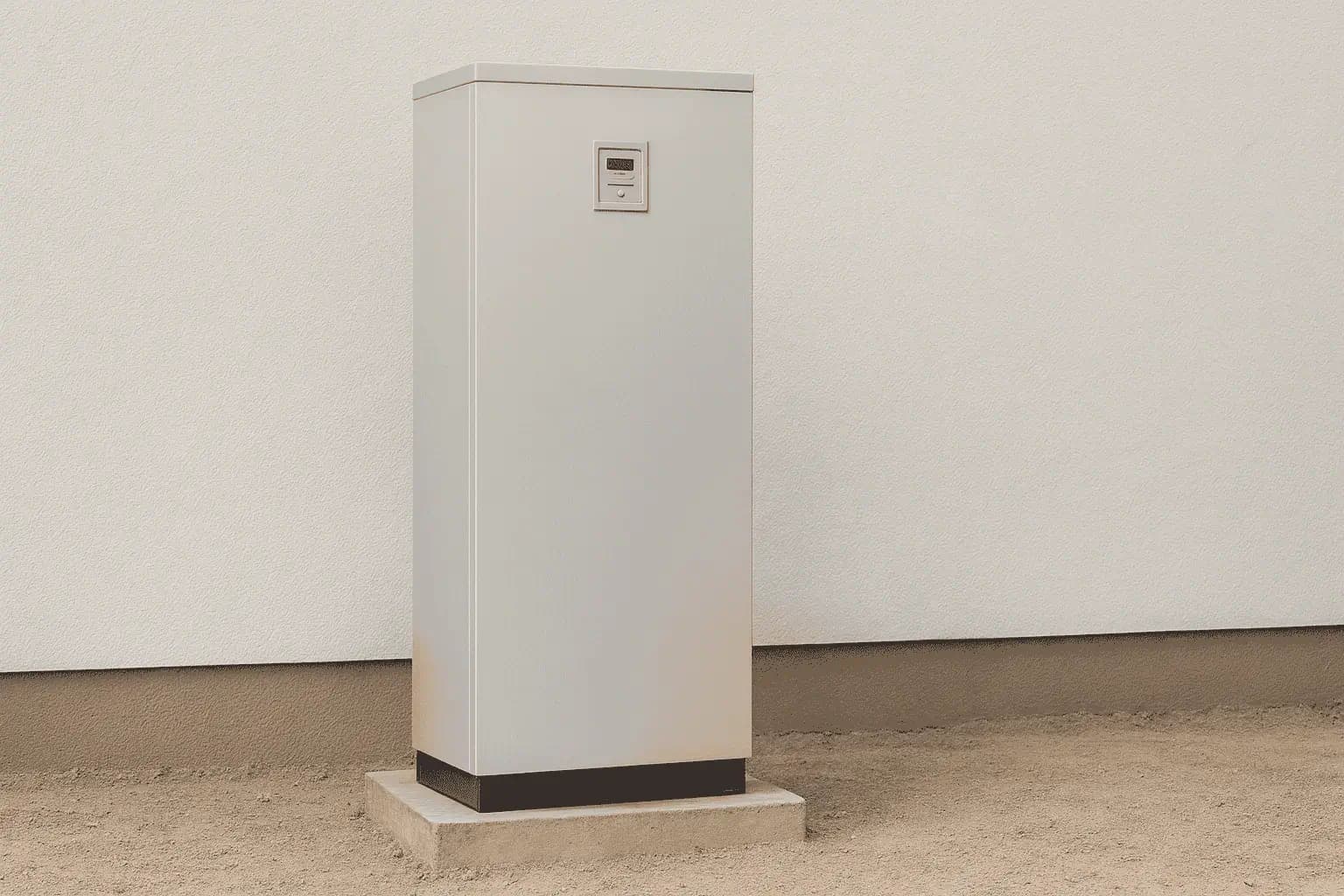 Bergvärmepump installation